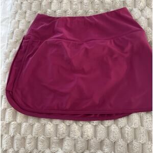 Soothfeel Skorts High Waisted Spandex Gym Zip Pocket Size S